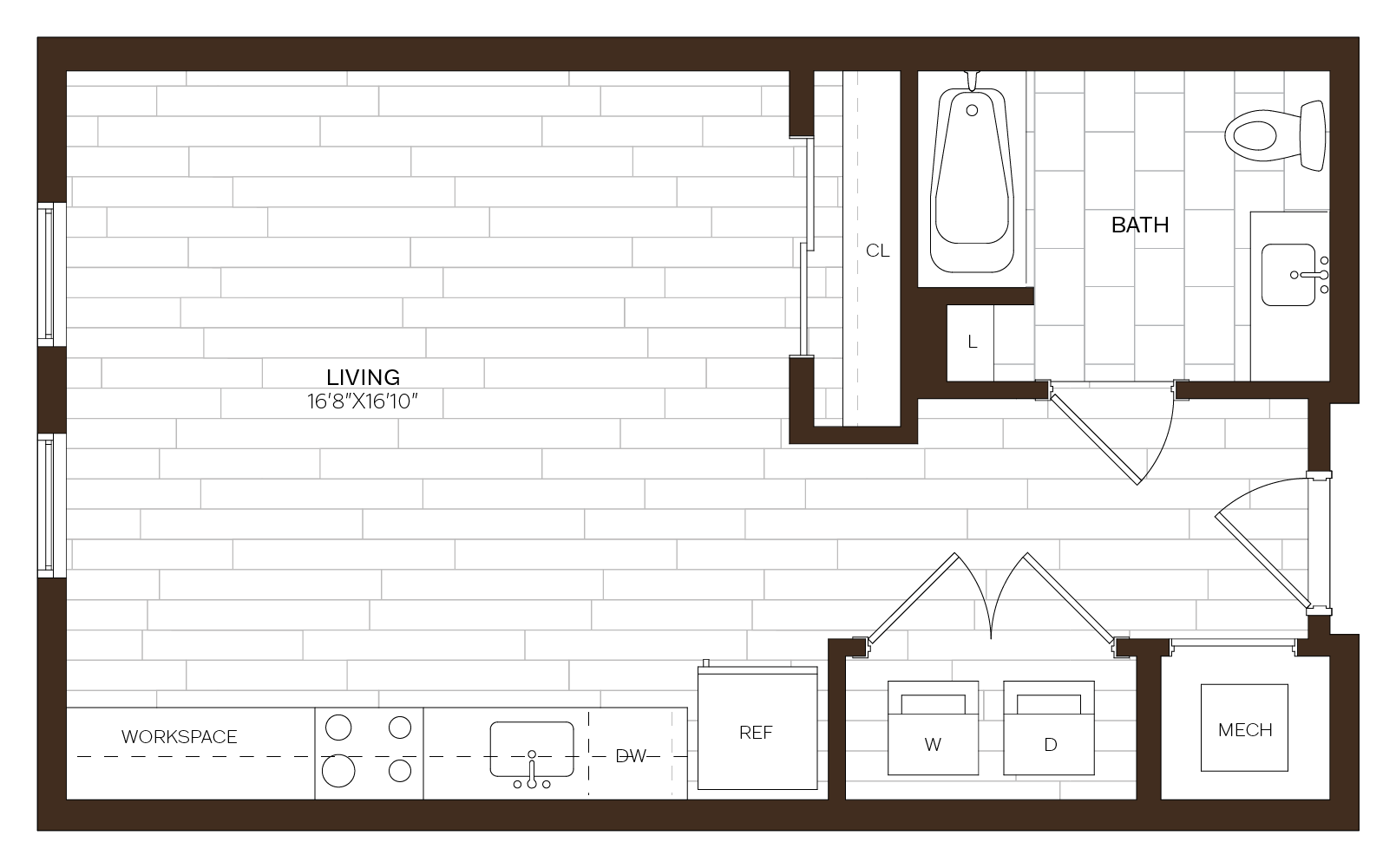 floorplan of 424